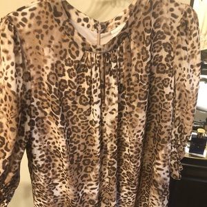 Leopard print XL NY&Co Eva Mendes dress.